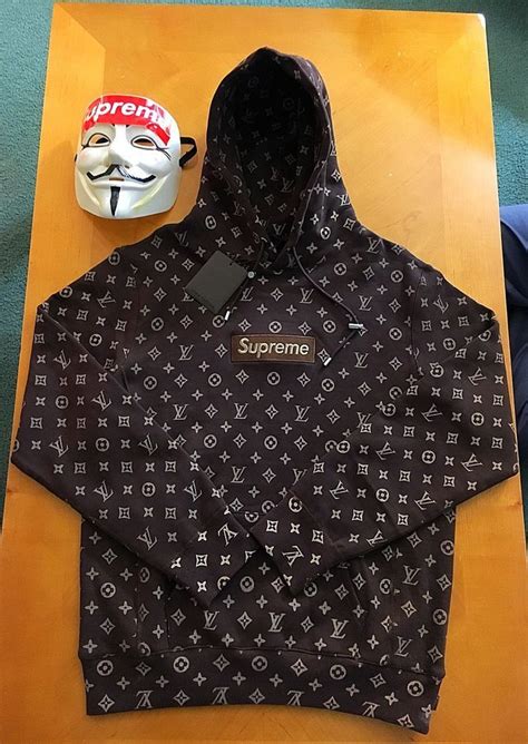 lv supreme hoodie original price|supreme lv hoodie retail price.